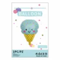 Leuke ijsje folieballon voor verjaardag feestdecoratie, zoete hoorn gevormde ballon. - Schattig Ijsje