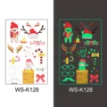 Christmas luminous tattoo stickers for kids, waterproof cartoon glow body tattoos. - Christmas WS-K128