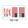 American Flag Temporary Tattoo Stickers Independence Day Face Waterproof Body Art Decals - WS-158 Style