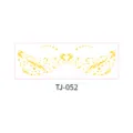 Gold foil freckle face sticker temporary star heart makeup tattoo transfer sticker - Heart Star Glow (TJ-052) / 156*54mm