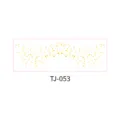 Gold stamping freckle temporary face tattoo sticker TJ-053 waterproof makeup sticker - Dotted Freckles (TJ-053) / 156*54mm