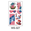 Independence day temporary tattoo stickers waterproof face and body US flag patriotic props - WS-327 Style