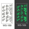 Leuchtendes temporäres Tattoo Aufkleber für Musik Festival Party Nachtclub glühen - WS169 Stil / 105*60mm