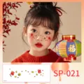 Kids Chinese New Year face temporary tattoo stickers for festive party decor and stage - New Year Traditional Elements (SP-021)