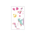 Cute cartoon unicorn temporary tattoo sticker sheet for kids party fun waterproof design - Unicorn Style (WS-139)
