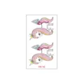 Cute cartoon unicorn tattoo sticker variant, waterproof fun body art for kids party and gifts. - Unicorn Style (WS-142)