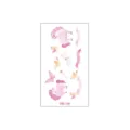 Cute watercolor unicorn temporary tattoo sticker for kids party waterproof body art design - Unicorn Style (WS-144)