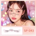 Joli sticker de visage variante pour la fête d'anniversaire tatouage modèle SP-043 - Autocollant de Visage Anniversaire (SP-043) / 160*60mm