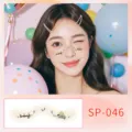 Adorables autocollants de visage pour fêtes, tatouages temporaires imperméables pour maquillage. - Autocollant de Visage Anniversaire (SP-046) / 160*60mm