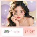 Adhésifs faciaux mignons pour fête d'anniversaire, tatouages temporaires pour enfants et styles - Autocollant de Visage Anniversaire (SP-047) / 160*60mm