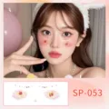 Jolis autocollants de tatouage temporaire pour visage maquillage fête de concert. - Style d'anniversaire (SP-053) / 160*60mm
