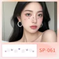 Stickers visage papillon mignons tatouages temporaires pour maquillage concert fête - Autocollant de Visage Style Magazine de Photographie (SP-061)