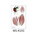 Wasserdichter temporärer Halloween Tattoosticker mit gruseligen blutigen Kratzern. - Realistische Blutkratzer (WS-K193) / 120*76mm