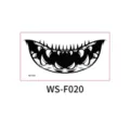 Halloween aterrador monstruo boca grande pegatina tatuaje temporal para fiesta decoracion WS-F020 - Monstruo Aterrador Boca Grande (WS-F020) / 130x70mm