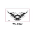 Halloween aterrador boca temporal tatuaje pegatina para fiesta cosplay labio DIY decor - Fisura de Dientes de Diablo (WS-F022) / 130x70mm