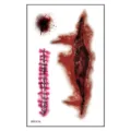 Halloween temporäres Tattoo blutige Narbe realistischer Horror wasserdichter Aufkleber. - Simulierte Narbennähte (WS-K14) / 120*76mm