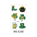 Bambini St. Patricks Giorno glitter tatuaggi temporanei festa adesivi set simpatici - Set del Festival con Pentola d'Oro del Fumetto (WS-E100)
