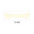 Gold foil freckle face sticker temporary tattoo makeup variant TJ-065 waterproof design - Geometric Freckles (TJ-065)
