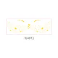 Gold foil butterfly facial tattoo sticker freckle makeup sticker waterproof durable - Butterfly Dots (TJ-071) / 156x54mm