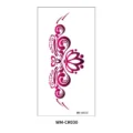Sexy temporary lotus heart totem tattoo sticker for lower abdomen waist and chest design. - Gradient Lotus Heart Totem Style (WM-CR030) / Pink Gradient