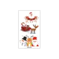 Christmas cartoon temporary tattoo sticker for kids waterproof face body cute decorative decal - WS-001 Style (WS-001)