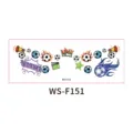 Pegatinas de tatuaje temporal de futbol copa del mundo fanaticos cara decoracion fiesta sport. - WS-F151 / 160*60mm