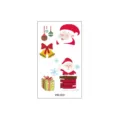 Christmas waterproof temporary tattoo sticker kids colorful cartoon face body decor item - WS-002 Style (WS-002)