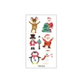 Christmas cartoon temporary tattoo stickers variant for kids waterproof body art decor - WS-003 Style (WS-003)