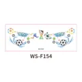 2026 Copa del Mundo tatuajes cara fútbol, pegatinas animadoras hinchas temporales. - WS-F154 / 160*60mm