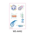 Pegatina de tatuaje temporal de fútbol para fiesta de deportes, decoración corporal. - WS-A442 / 120*76mm