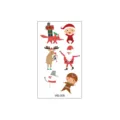 Tatouages temporaires de Noël pour enfants imperméables colorés mignons autocollants corps - Style WS-006 (WS-006)