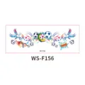 World Cup football temporary face sticker WS-F156, sports fan cheer tattoo for match. - WS-F156 / 160*60mm