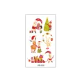 Tatouages temporaires de Noël pour enfants imperméables dessin animé fête corps art déco - Style WS-009 (WS-009)