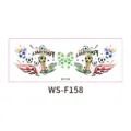 2026 World Cup football face tattoo sticker fans cheering party makeup transfer decal - WS-F158 / 160*60mm