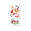 Tatouage temporaire de noël dessin animé enfants étanche neige animaux modèle WS-010 - Style WS-010 (WS-010)