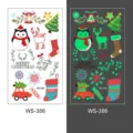 Christmas luminous kids temporary tattoo stickers glow in the dark party body art - WS-386 / 1 Piece