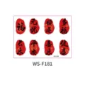 Chinese blessing water transfer stickers for baby full moon eggs and celebration party props. - Red Seal Blessings (WS-F181) / 110x150mm