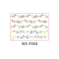 Kinder Blumen temporäre Tattoos Aufkleber, bunte Blüten Ranke Körperkunst Transfer. - WS-F068