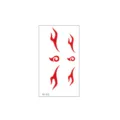 Red Chinese ancient style forehead sticker makeup decal for hanfu costume and cosplay performance events - Nezha Tattoo (WS422) / 105*60mm