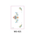 Autocollant frontal Dunhuang maquillage spectacle enfant Ao Bing Nezha visage fleur tatouage WS-425 - Bindi Dunhuang (WS425) / 105*60mm