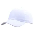 White quick-drying sports cap for men, breathable mesh baseball sun hat for outdoor sports. - White
