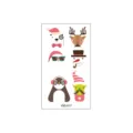 Tatouages temporaires de Noel pour enfants etanches autocollants visage dessin anime - Style WS-017 (WS-017)