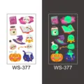 Halloween Tatouage Lumineux Enfant Etanche Fluorescent Autocollant De Tatouage Feuille - Style WS-377 / 105*60mm
