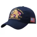 Unisex US 250th anniversary embroidered baseball cap 1776-2026 eagle patriotic hat blue - One Size Fits All / Navy Blue