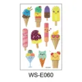 Tatouages temporaires de glace pailletee pour enfants autocollants de dessin anime - Glace de Dessin Animé (WS-E060)