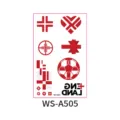 2026 World Cup England flag temporary tattoo sticker for football fans face makeup. - New England Style (WS-A505) / 120*76mm
