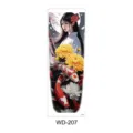 Volledige arm tijdelijke tattoo sticker waterdicht geisha koi vis ontwerp lichaam - Samurai Vrouw Koi Karper Stijl (WD-207) / 170x480mm