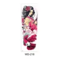 Japanse stijl geisha vos volledige arm tijdelijke tatoeage sticker waterdicht duurzaam - Geisha Vos & Betta Vis Stijl (WD-218) / 170x480mm