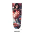 Tijdelijke tattoo sticker met een prachtig draak en samurai vrouw design voor de arm. - Zwaardvechtster & Roze Draak Stijl (WD-220) / 170x480mm
