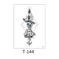 Temporary tattoo sticker waterproof geometric nautical design for men and women stylish body art - Geometric Nautical Totem (T-144) / 150*210MM